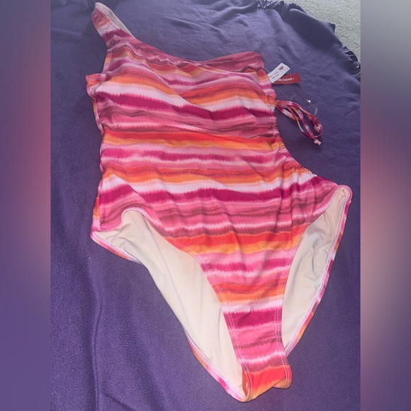 NWT Joe Fresh Cold Shoulder Swimsuit with cutout - Picture 8 of 13